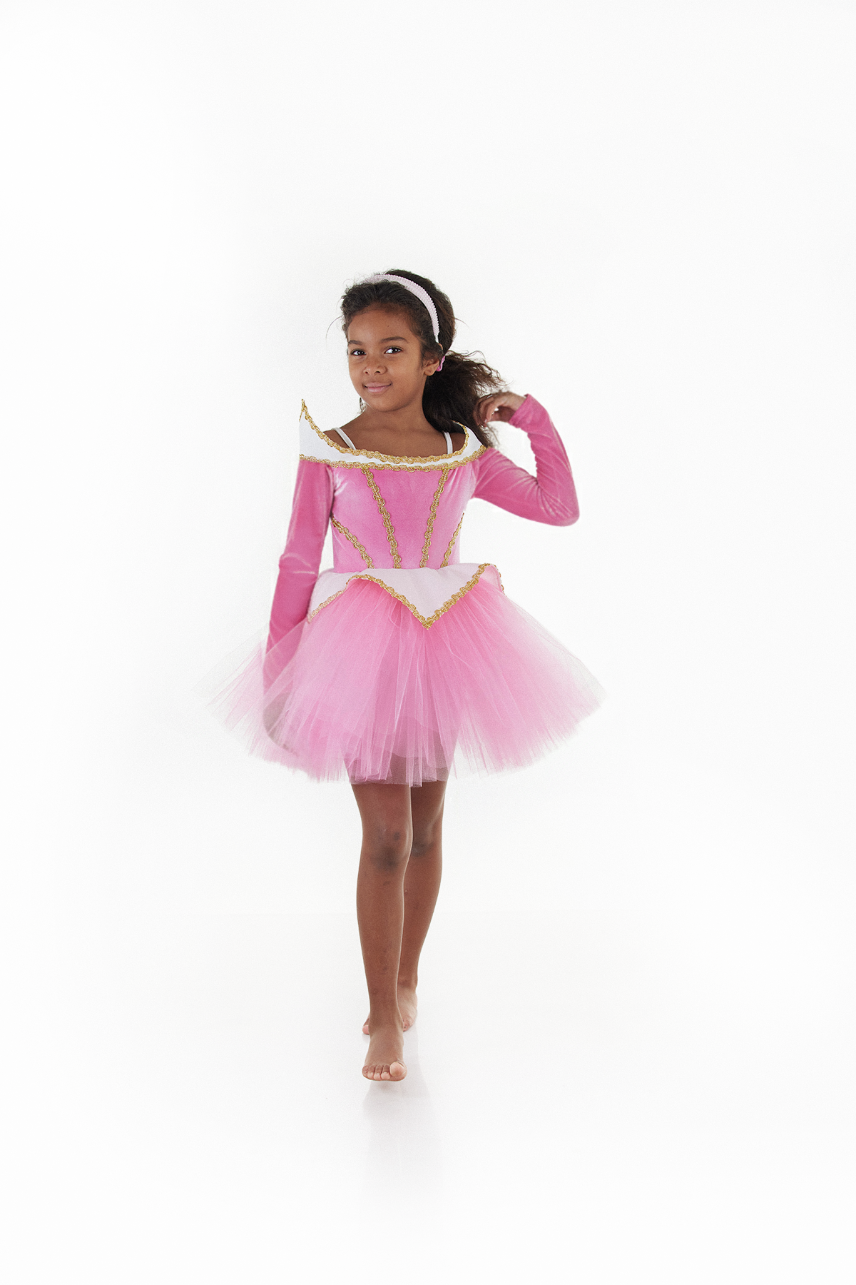 Sleepy Princess Costume Dress with Long-Sleeves