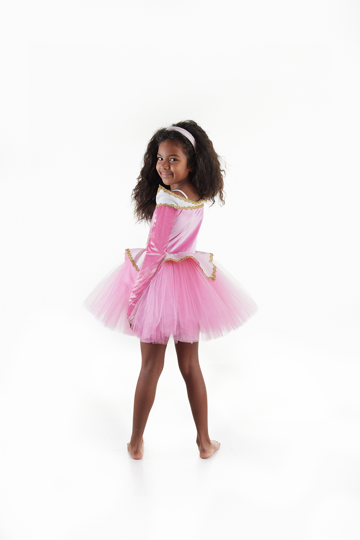 Sleepy Princess Costume Dress with Long-Sleeves