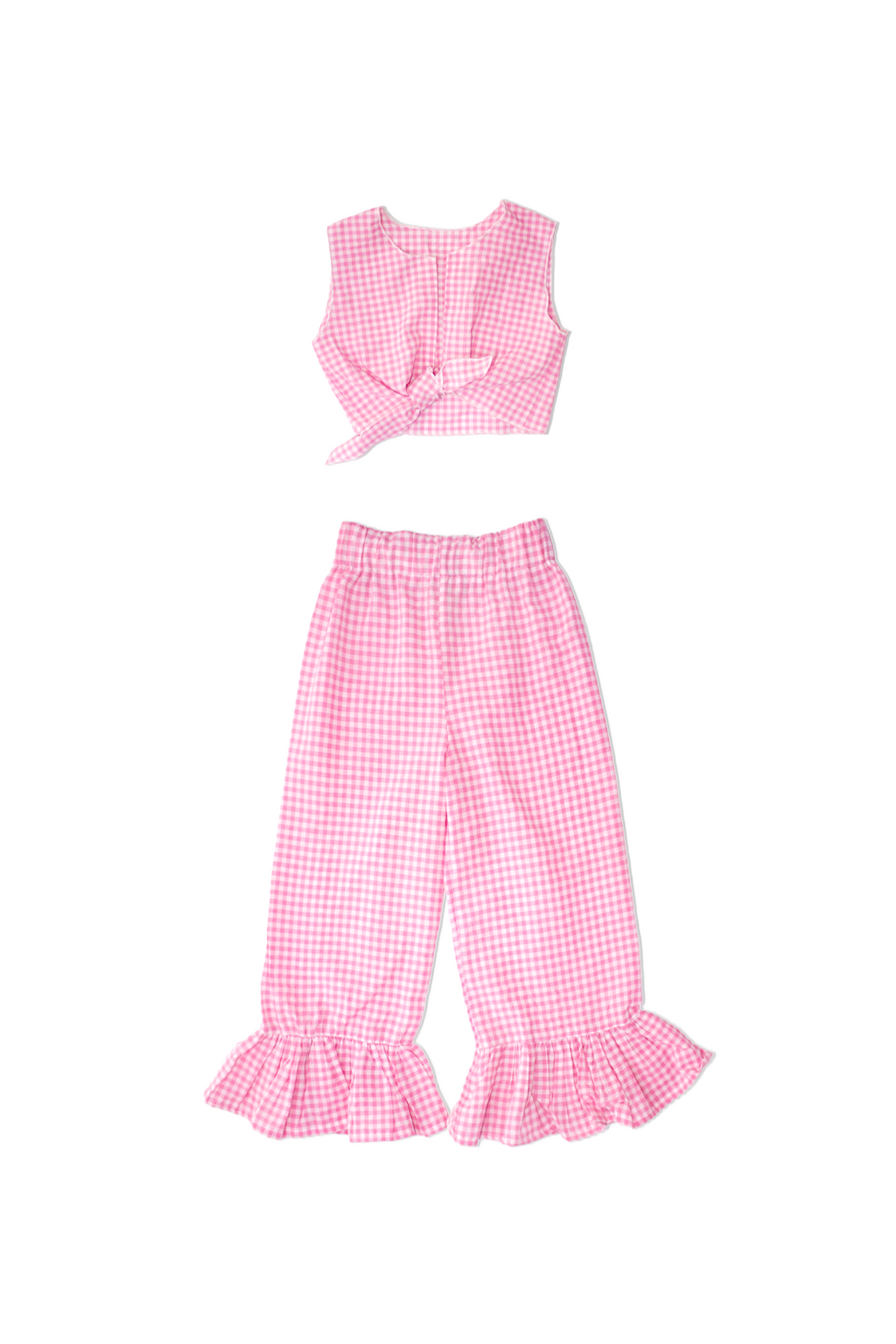 Pink Gingham Co-ord Set