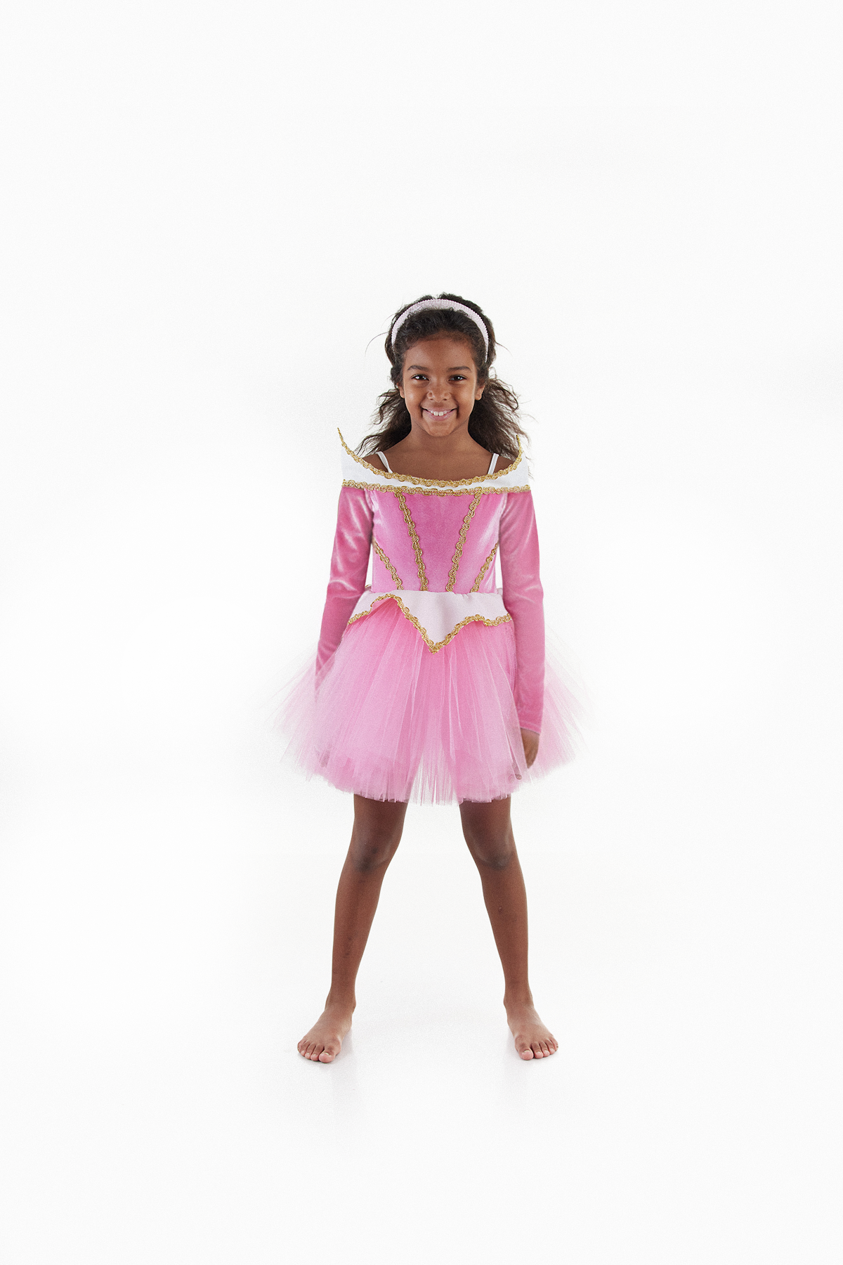Sleepy Princess Costume Dress with Long-Sleeves