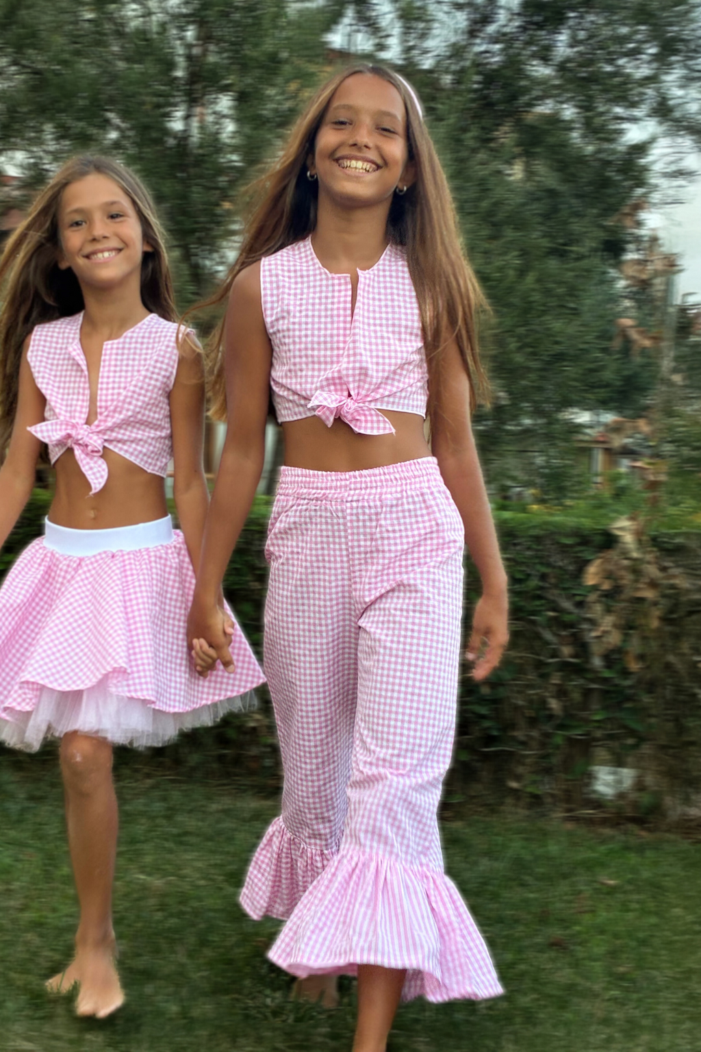 Pink Gingham Co-ord Set