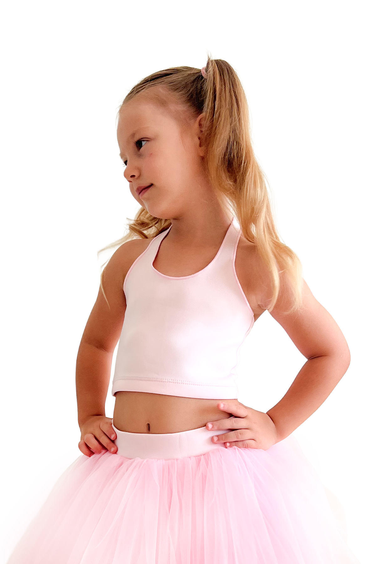 Pink Tie-Back Top