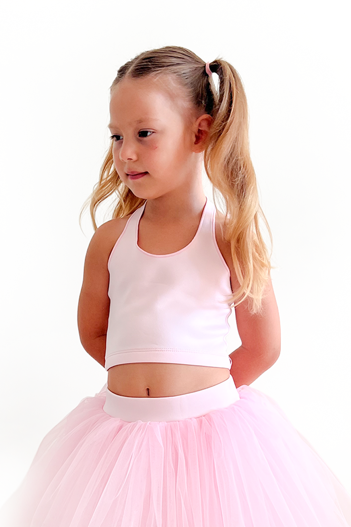 Pink Tie-Back Top