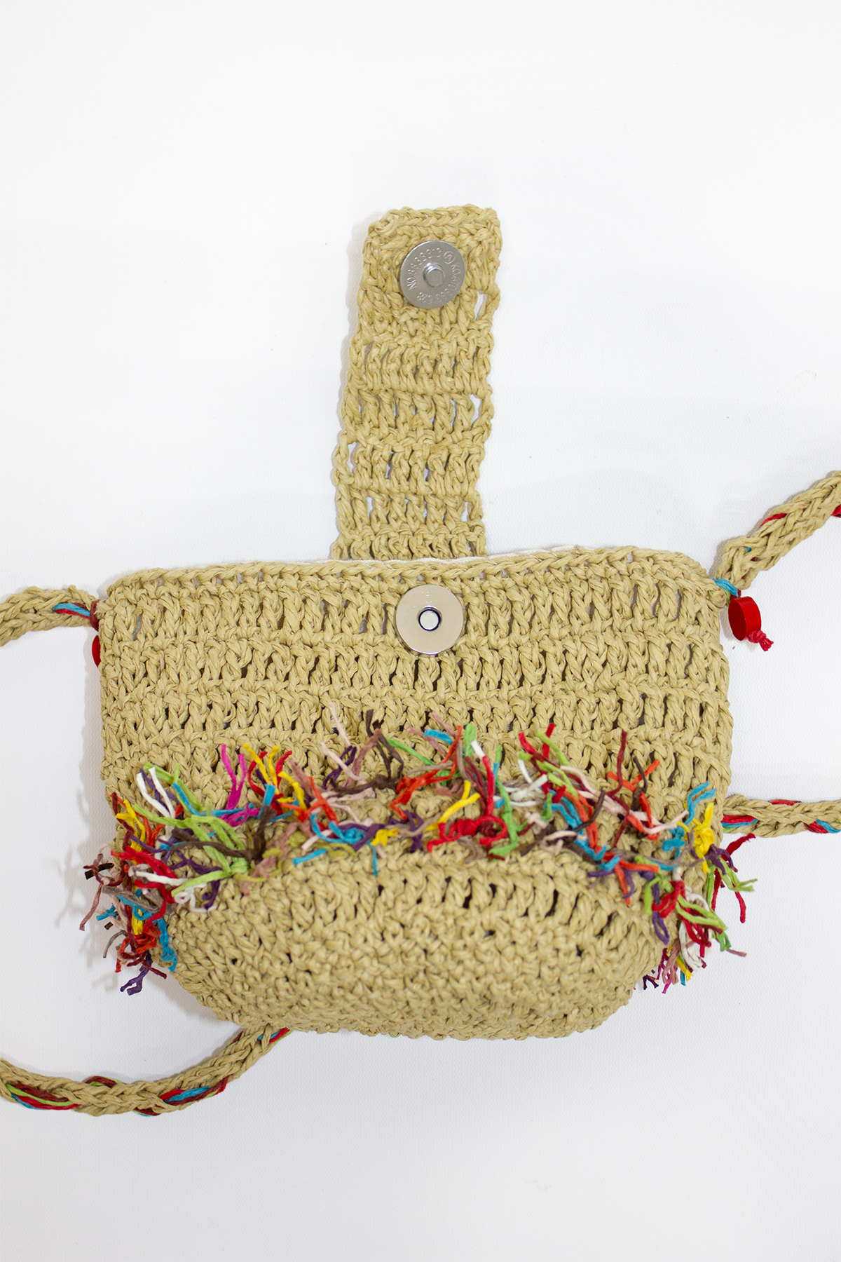 Funfetti Raffia Crossbody Bag