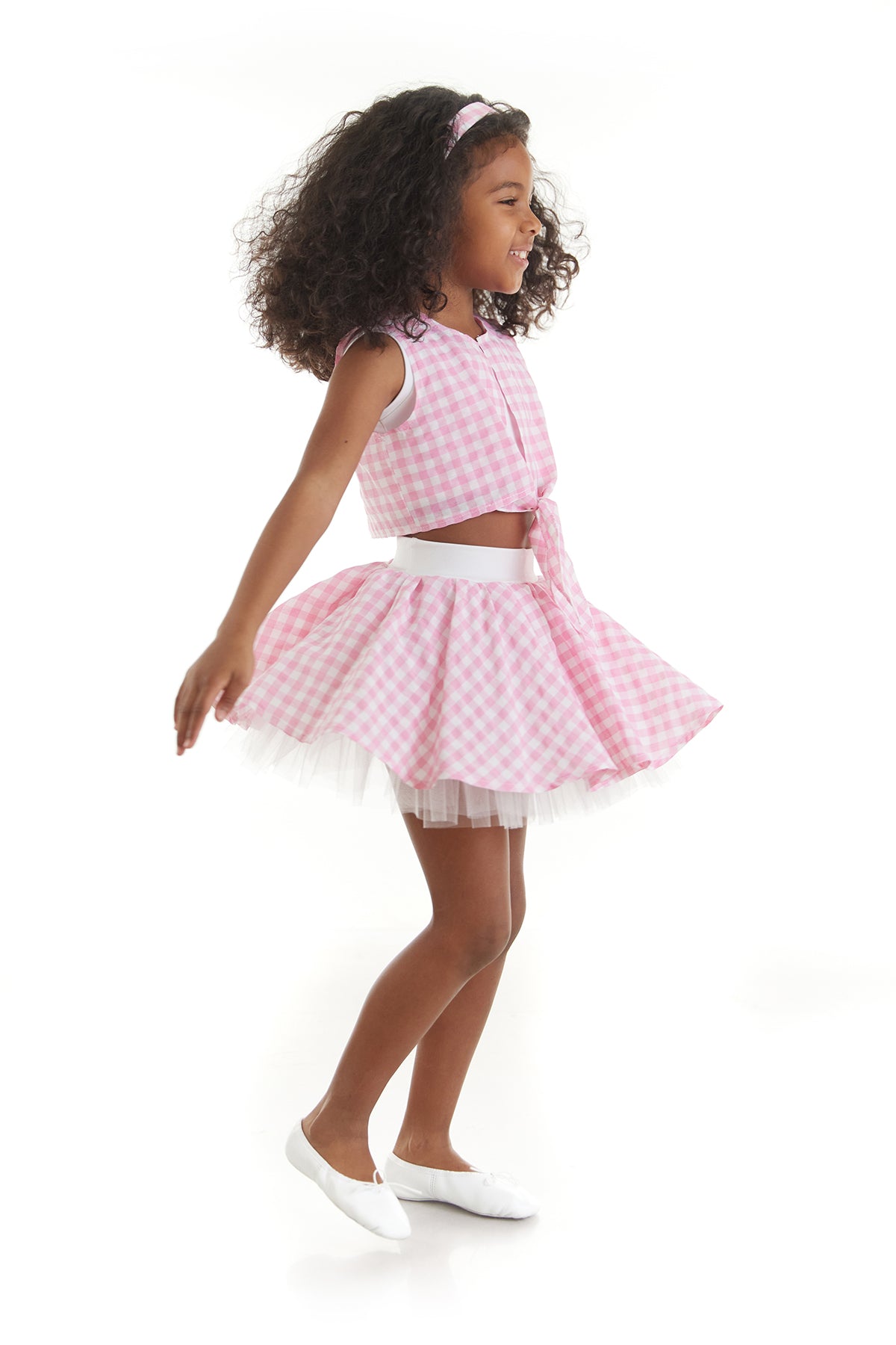 Pink Checkered Set