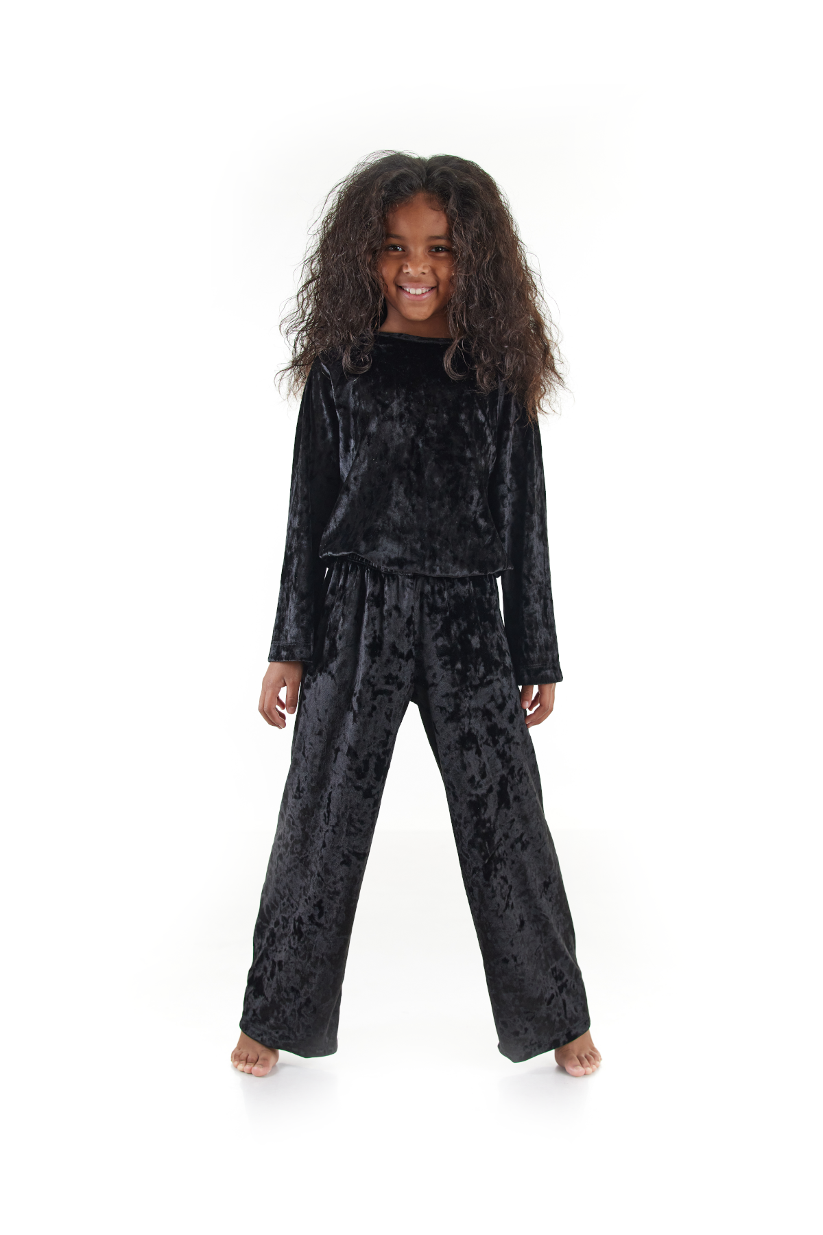 Black Velour Tracksuit