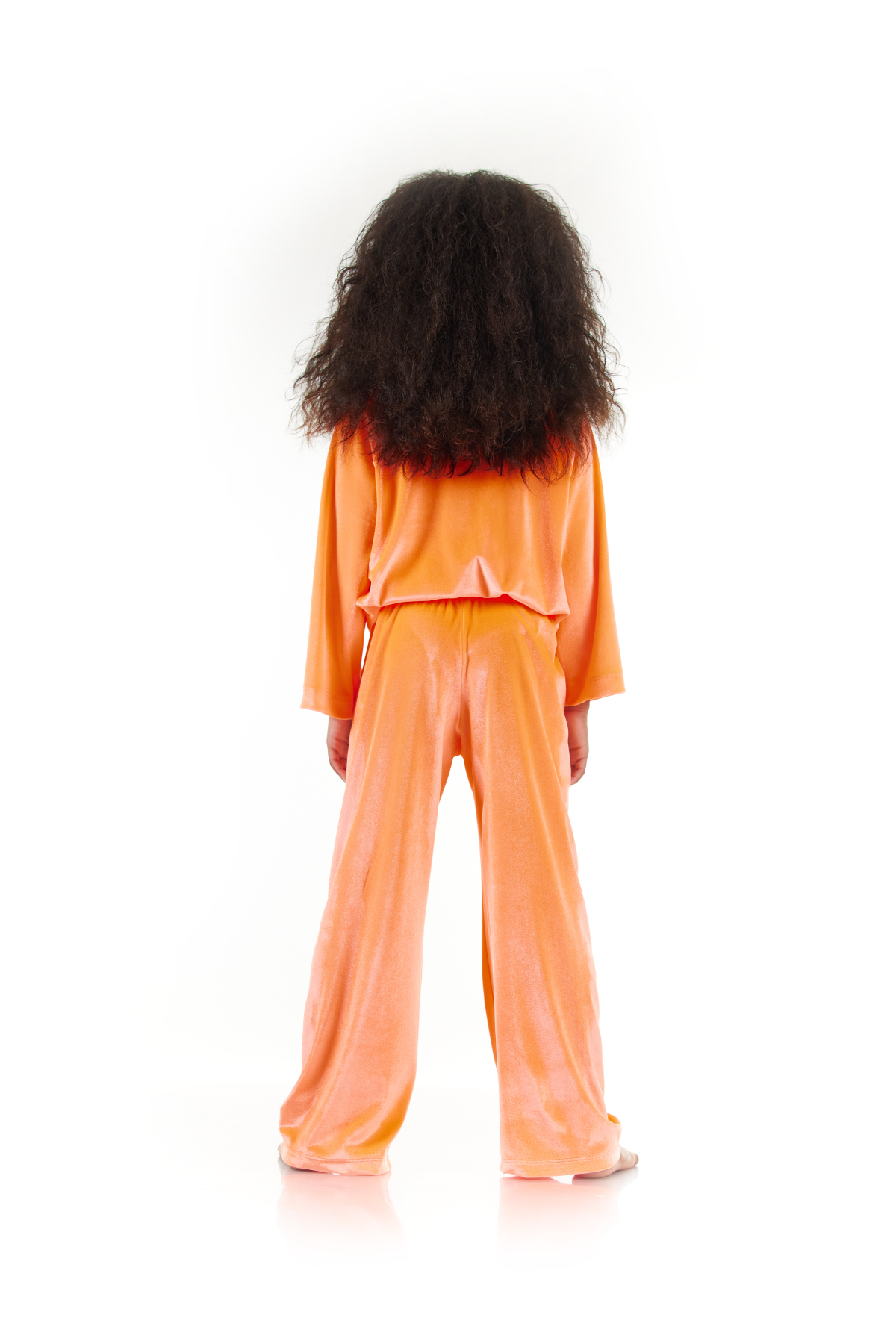 Neon Orange Velour Tracksuit