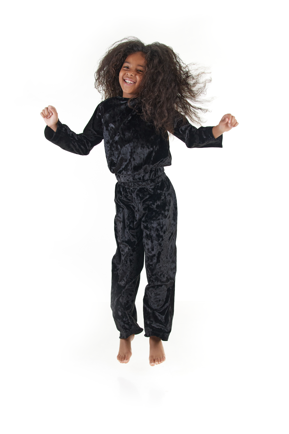 Black Velour Tracksuit