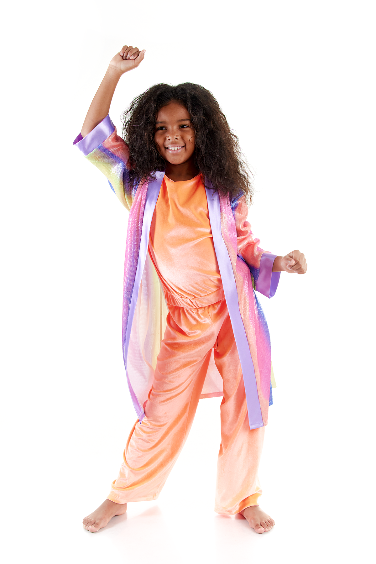 Neon Orange Velour Tracksuit