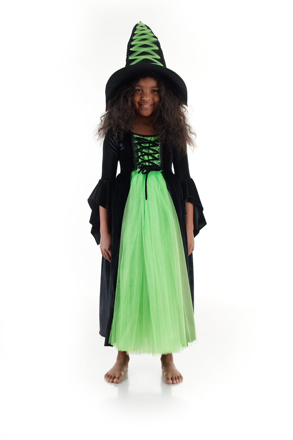 Green Witch Costume 7-8 years