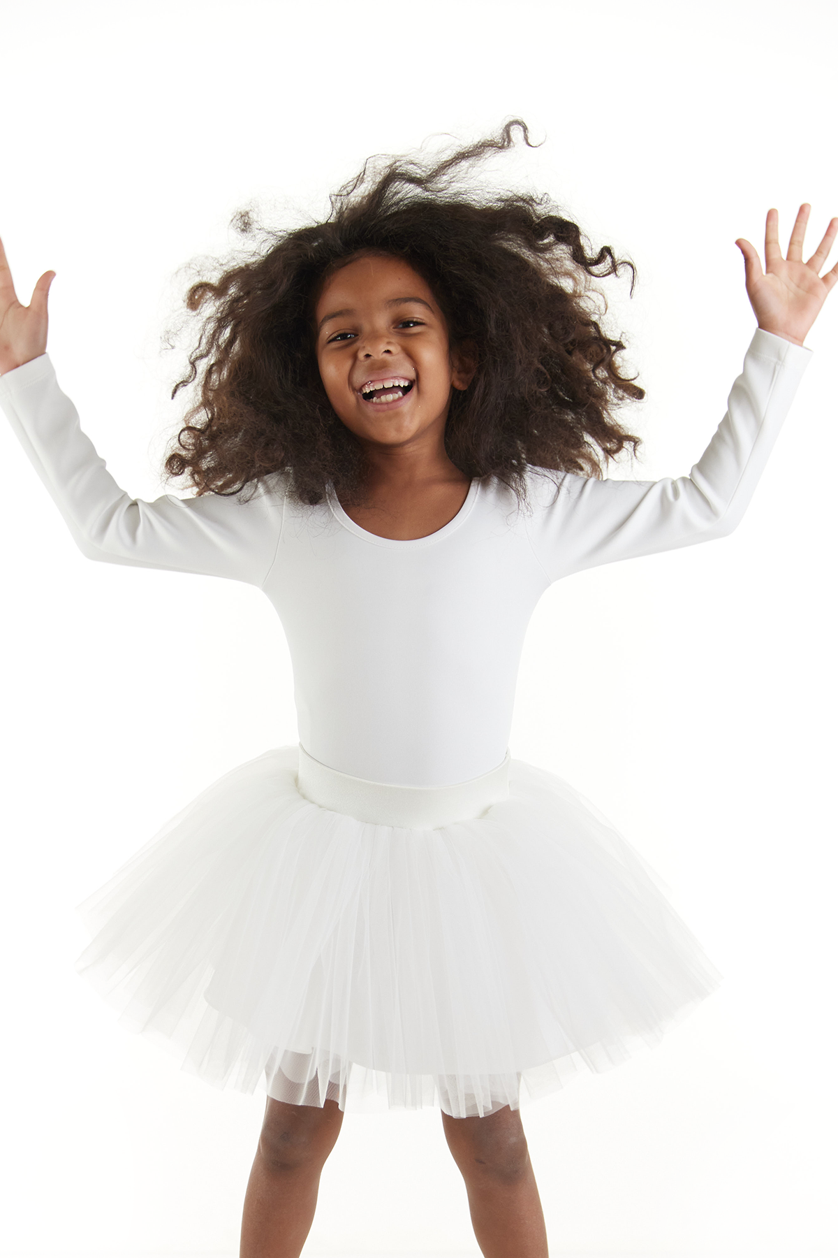 Essential White Bodysuit, Long-Sleeved