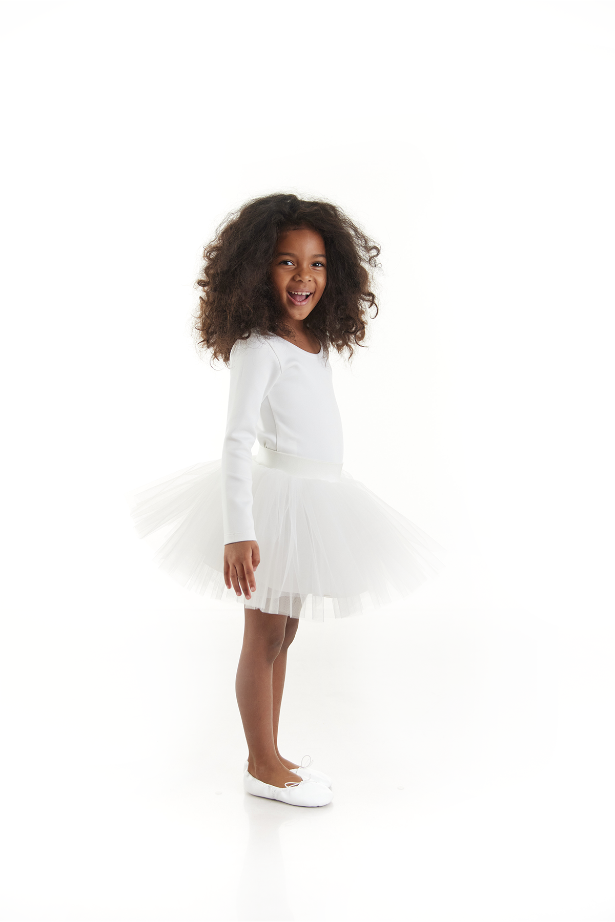 Essential White Bodysuit, Long-Sleeved